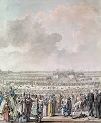 Das Fest der Föderation auf dem Champ de Mars, 14. Juli 1790